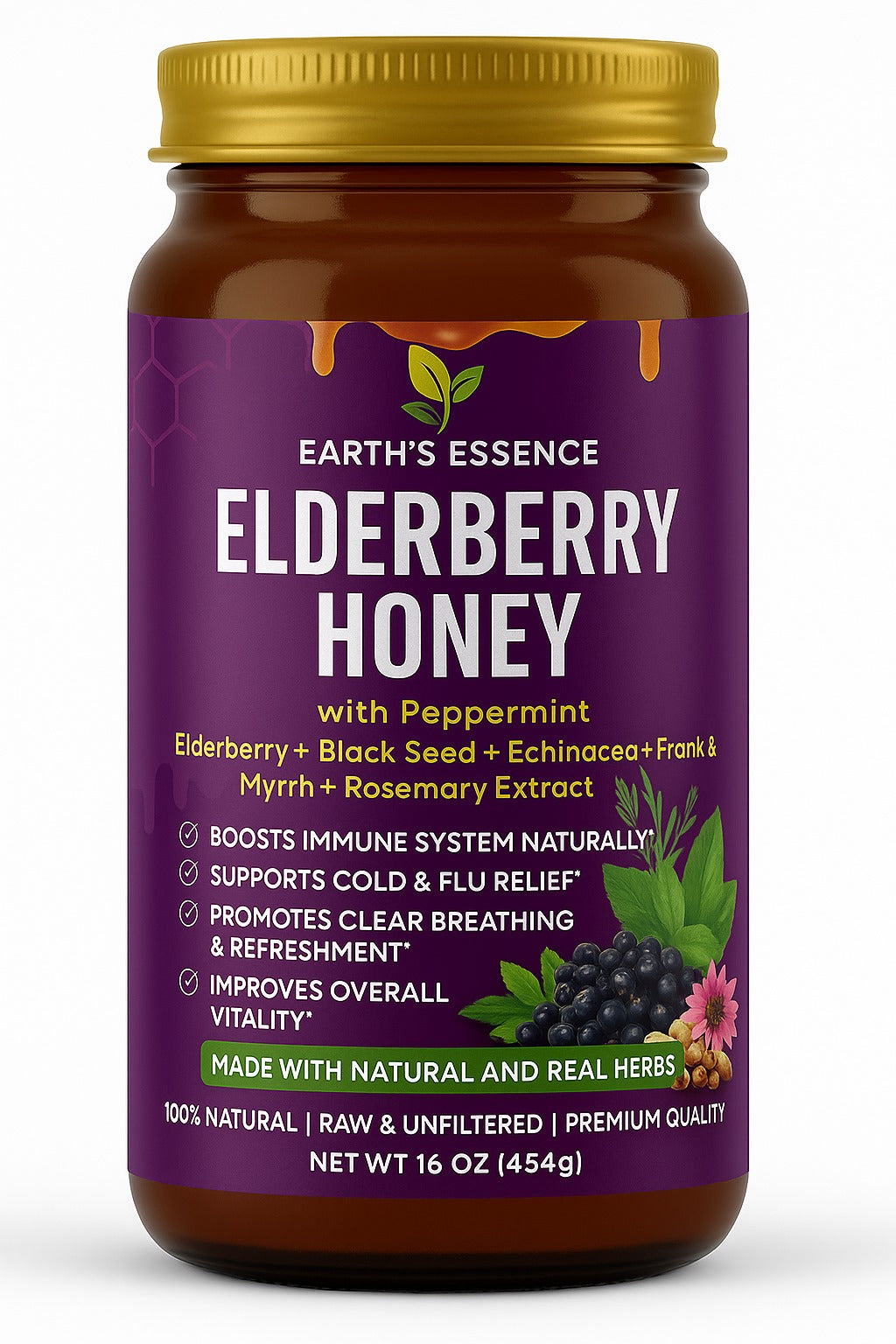 Elderberry Honey immune tea