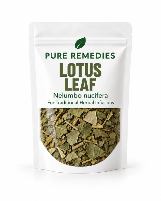 Lotus Leaf - dried herb pouch, Nature Pure Remedies