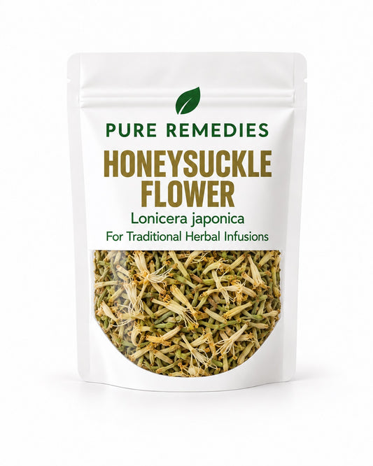 Honeysuckle Flower - dried herb pouch, Nature Pure Remedies
