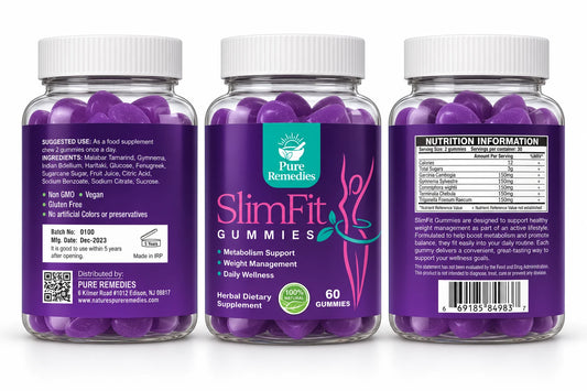 SlimFit Gummies - ingredients, nutrition information and suggested use