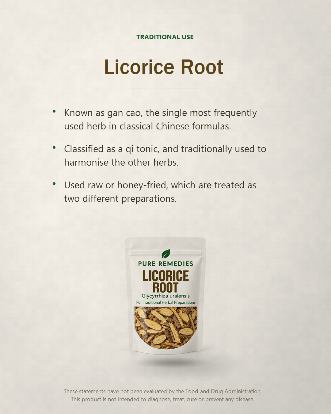 Traditional use of Licorice Root in Chinese herbal practice