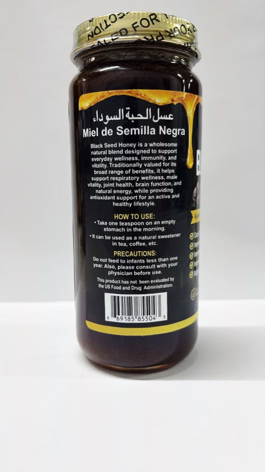Black Seed Honey 16 oz - description, how to use and precautions