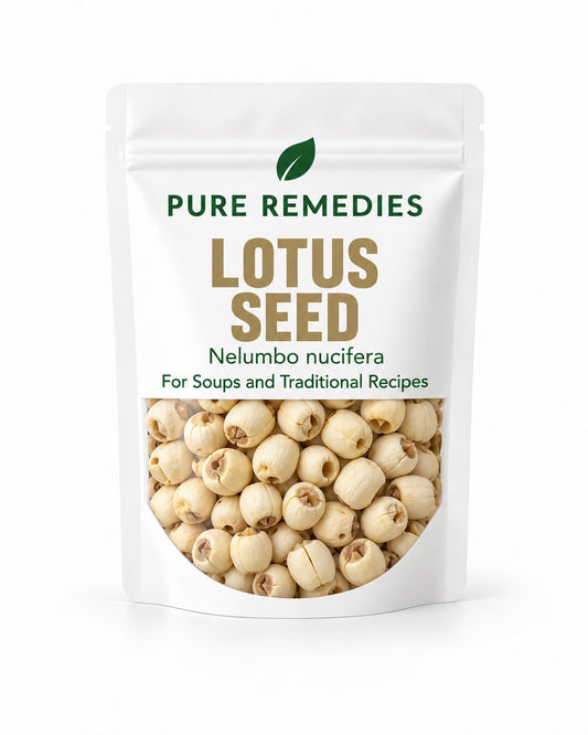 Lotus Seed - dried herb pouch, Nature Pure Remedies