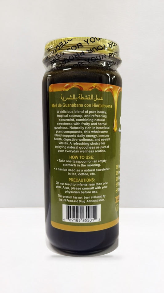 Soursop Honey with Spearmint, description and how to use